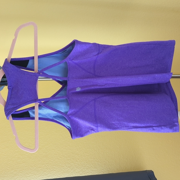 Athleta Tops Athleta Yoga Tank With Shelf Bra Poshmark